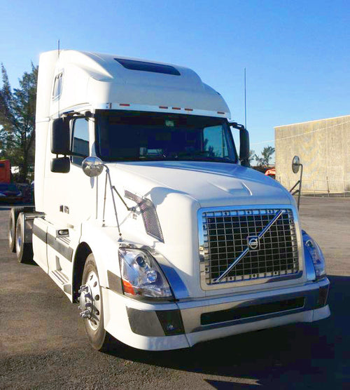 Grille Fits Volvo VNL 2018-03 VNM 2018-04 Chrome Plastic With Bugscreen