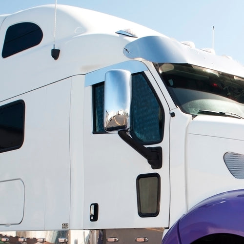 Chrome Mirror Cover fits Peterbilt 387, 587 and Kenworth T700, T2000