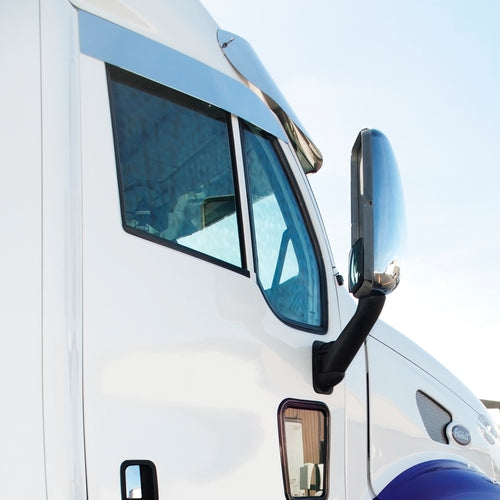 Chrome Mirror Cover fits Peterbilt 387, 587 and Kenworth T700, T2000