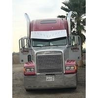 22” To 20” Visor Fits Freightliner Classic/Fld Condo 10 Hidden Lights Hole (Style V) Stainless Steel