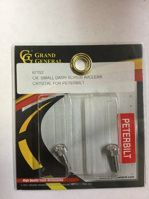 Dash Screw with Crystal on Top fits Peterbilt 2000 And Older