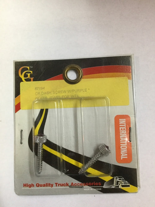 Dash Screws with Crystal on Top fits International