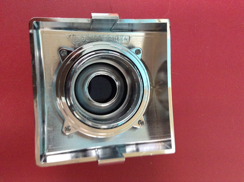 Chrome Plastic Swivel Map Light Cover with Jewell