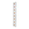 Amber/Amber Stainless Steel Air Cleaner LED Light Panel Front Mount 16 Single LEDs total - 12V 15” Donaldson