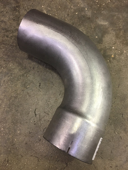 5" 90 Degree Exhaust Elbow 12" x 12" ID-OD Aluminized