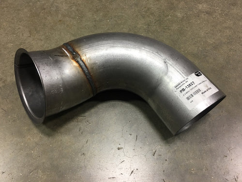 5" Aluminized Turbo Pipe Bend W/ Pyro Fits Peterbilt