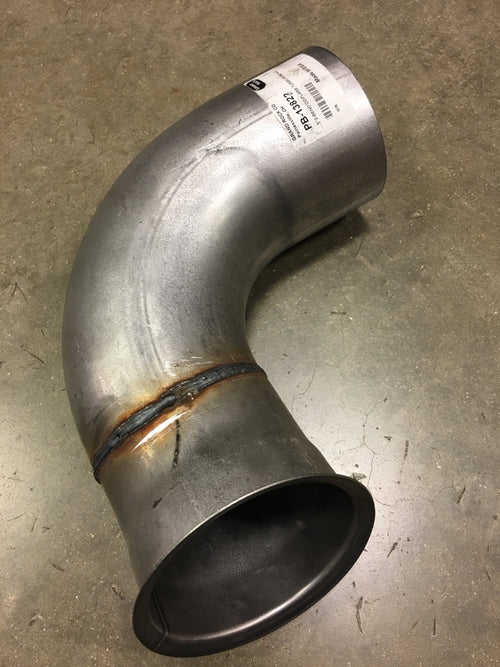 5" Aluminized Turbo Pipe Bend W/ Pyro Fits Peterbilt
