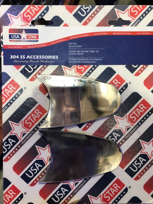 Hood Air Intake Trim fits Mack Cx ( 2 PAIRS )