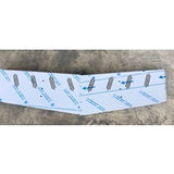 13” Visor Fits Kenworth T600, T800, W900 V Style With 15” At Center (8 Hidden Lights Hole) S.Steel