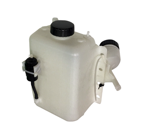 Windshield Washer 4QT, Fluid Reservoir With Extension fits Freightliner FLD And Classic Models