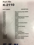 Gasket Kit- fits Eaton Fuller Oem