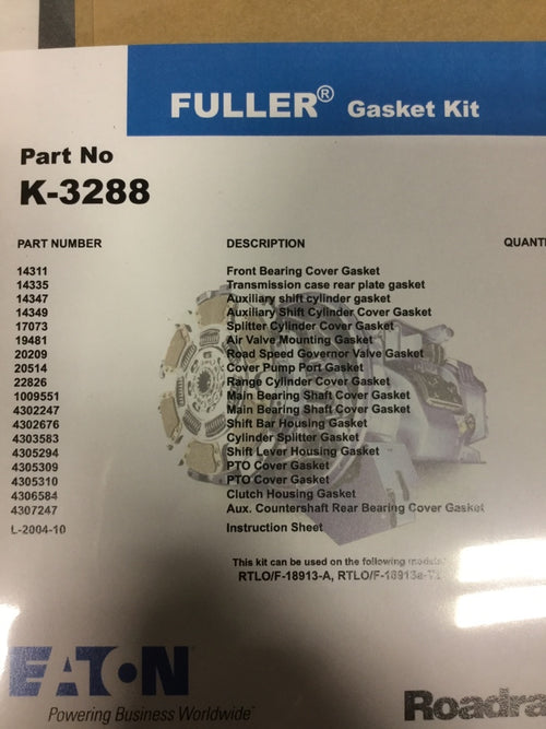Fuller Transmission Bearings Model # 16918 / 18918 / 20918 Trk-3340