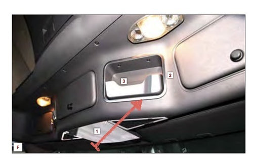 Sunglasses Holder Surround Trim (Each) fits Freightliner Cascadia