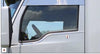 Upper Door Under Window Trims Pair Stainless Steel fits Kenworth T680, T880