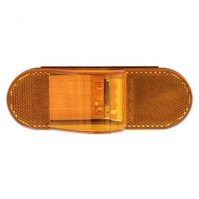 6” Oval Amber Size Turn With Reflector, Dry Fit Connector Maxxima