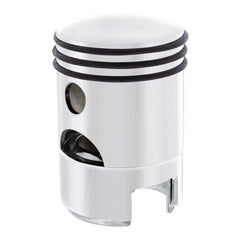 Chrome Piston 13/15/18 Gearshift Knob w/ Adapter