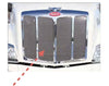 Punched Grille Insert fits Peterbilt 579 Stainless Steel