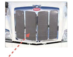 Punched Grille Insert Fits Peterbilt 579 S.Steel