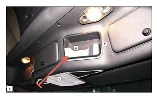Sunglasses Holder Trim (Each) fits Freightliner Cascadia