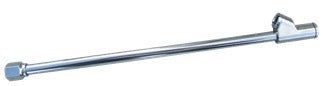 1/4" Dual Foot Nickel Plated Air Chuck 12" Long Straight Head (Tilt-Lock)