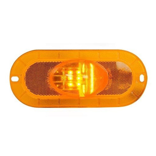 Oval Flange Mount Side Marker & Turn Led Light