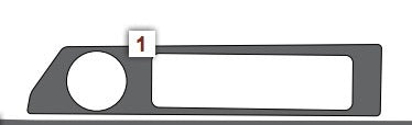 Left Headliner Trim fits Freightliner Classic/FLD