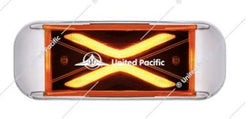 4 LED Saber Rectangular Marker Light With Amber Lens