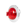 Red/Red 3/4” Dia. Dual Function Mini Wide Angle LED Sealed Light with Chrome Plastic Bezel