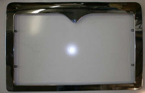 Grille Shell Fits International 9200 & 9400i 97+ Curved W/S Trim S.Steel