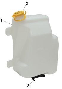Washer Fluid Reservoir Mack CH / CL / CV / CX Model Application