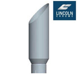 Lincoln Chrome Miter Cut 7” I.D X 84” L Reduced To 5” And Expanded (Fits Over)Top Stack Lincoln