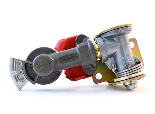 90° Anodized Aluminum Swivel Gladhand, Emergency