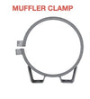 11" Universal Muffler Exhaust Clamp Powder Coat