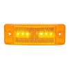 Rectangular LED Sealed Light Reflectorized Lens Amber Amber