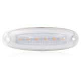 5 3/4" X 1 3/4" Oval Clearance Marker P2/P3/PC Amber Clear Lens Maxxima Freightliner® Cab Marker