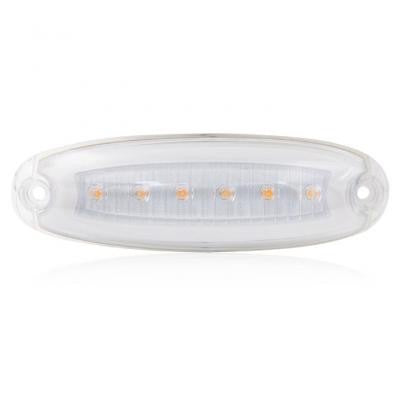 5 3/4" X 1 3/4" Oval Clearance Marker P2/P3/PC Amber Clear Lens Maxxima Freightliner® Cab Marker