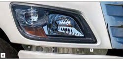 Under Headlight Splash Trim (Pair fits Hino 338