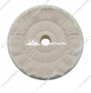 3" White Soft Muslin Buff - 5/8" Arbor