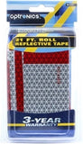 Conspicuity Tape V92 - 21-ft roll, 11” red/7” white, clam
