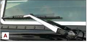 Wiper Arm Covers 88+ Fits 379/389 Type Cabs fits Peterbilt
