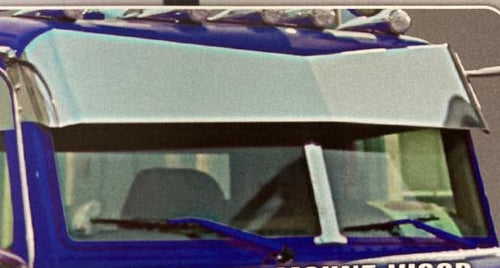 13” X 9” Visor Fits Peterbilt 379 378 388 389 Reverse Blind Mount Bowtie (3-Hole Side Mount) All St./Ultra Cab S.Steel