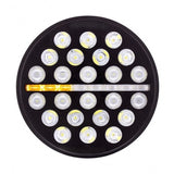 24 High Power LED 7" Light With Dual Color Position Light