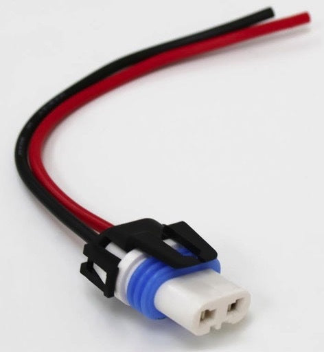 Pigtail Headlight ,2Prong,Low Beam,For 9005, H10 Bulb