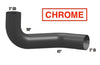 Chrome 5" Elbow Right Side Fits Kenworth W900L,W900,T600,T800