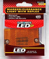 LED Marker/Clearance Lights Yellow marker/clearance light with reflex Amber