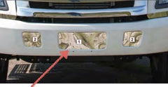 Center Bumper Filler Plate Fits Hino 338 Blank