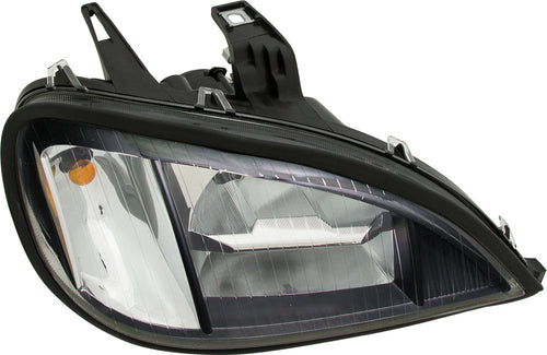 Headlight Fits Freightliner Columbia Black Housing Led High/Low Beam