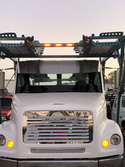 Grille Fits Freightliner FL112 W/ Louvers S.Steel