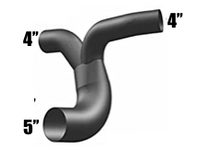 Exhaust Y-Pipe fits International 9400-9900