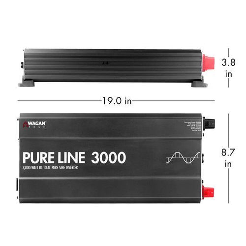 Pure Line 3000W Pure Sine Inverter (ETL)